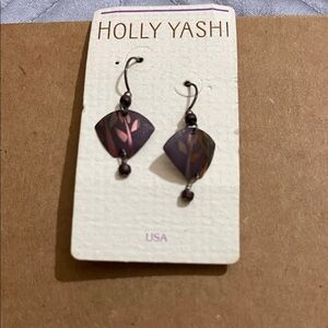 Holly Yashi Purple Niobium Earrings, Retired and vintage, NWT. Holly Yashi!